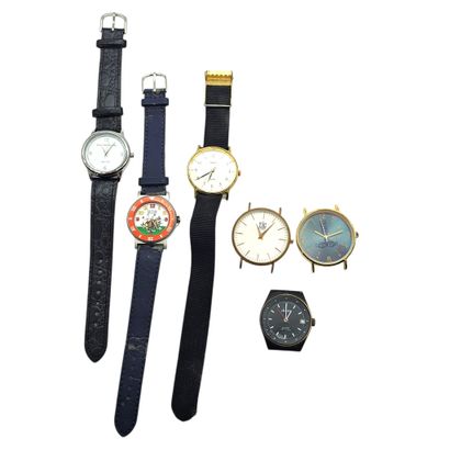 COLLECTION OF ELEVEN QUARTZ WATCHES