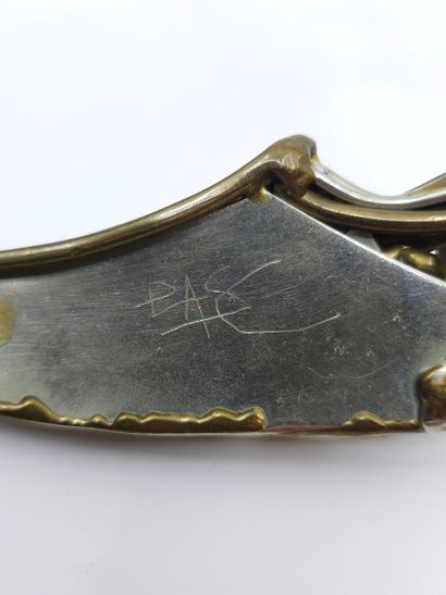 COLLIER TORQUE en métal se terminant par...