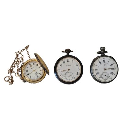 ZENITH 
Montre de gousset en métal 
On y...