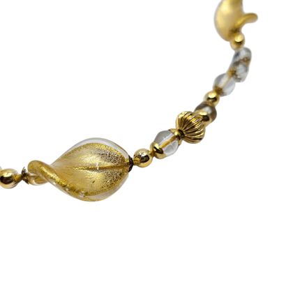Travail XXème siècle 
COLLIER sautoir perles...
