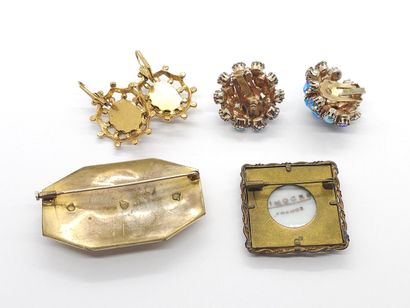 LOT de bijoux fantaisies comprenant : 
DEUX...