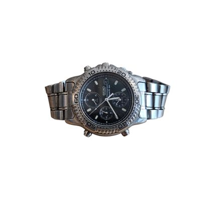 SEIKO
Montre chronographe en acier ,collection...