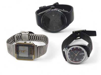BEUCHAT
Montre bracelet, cadran rond, noir...