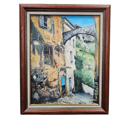 PERVEUX PAUL (1936-2012)
Maison de village
Huile...