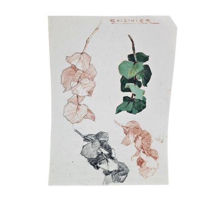 ADAM KHUN (1888-1985)
Pochette à dessin comprennat...