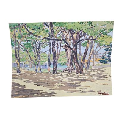 ADAM KHUN (1888-1985)
Pochette à dessin comprenant...