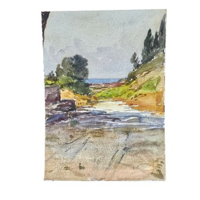 BARTHELEMY MEYNIER DE SALINELLES (XIX-XX)
Paysage...