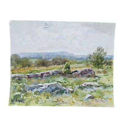 BARTHELEMY MEYNIER DE SALINELLES (XIX-XX)
Paysage...