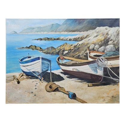 PERVEUX PAUL (1936-2012)
Barques en cale...