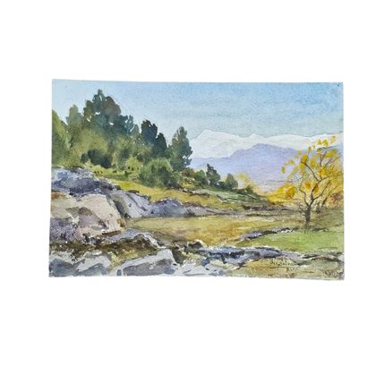 BARTHELEMY MEYNIER DE SALINELLES (XIX-XX)
Paysage...