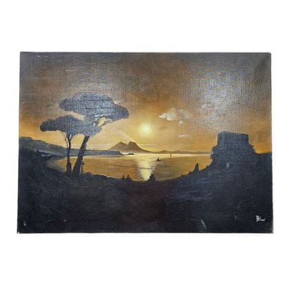 PERVEUX PAUL (1936-2012)
Bord de mer au crépuscule
Huile...