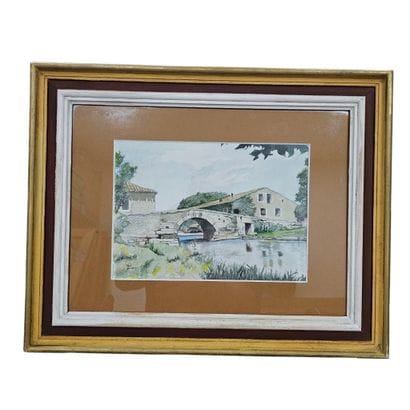 PERVEUX PAUL (1936-2012)
Le pont du Village...