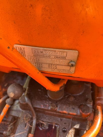 FIAT, 455 CF, tracked farm tractor, ca. 1973–75

Body...