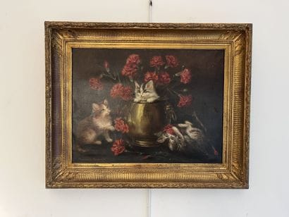 Marguerite DORBRITZ (1886–?)
Kittens in a...