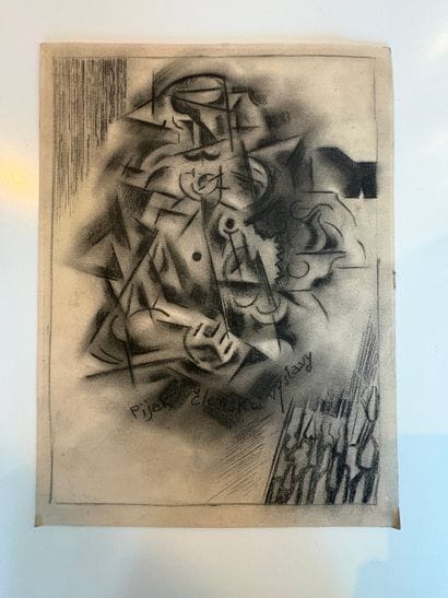 Modern Polish School 
Untitled
Charcoal on...