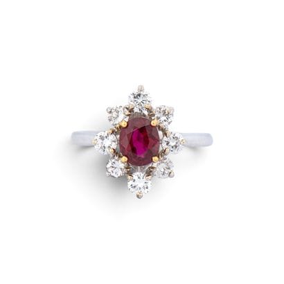 WORK French 20th century
Two-tone 750° gold...