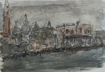 Michel MALY (1936–2018)
View of Venice, [19]75
Watercolor...