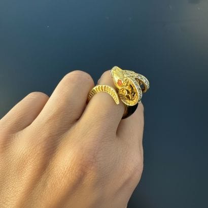 BELLIN Pierre and Jean 
750° yellow gold...