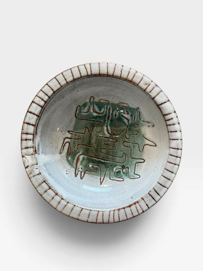 Jean RIVIER (1915–2017)
White and green glazed...
