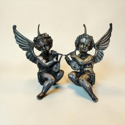 19th-Century French Art
Pair of silver-plated...