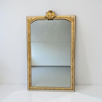18th-Century French Work
Curved panel mirror...