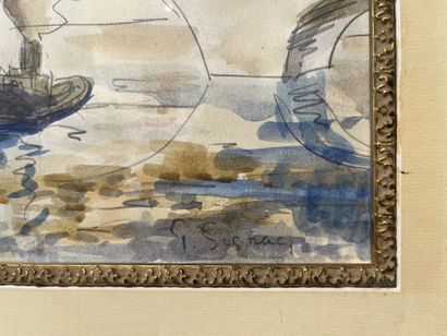 Ginette SIGNAC (1913–1980)
The Seine in Paris,...