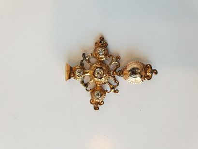 IMPORTANTE CROIX ARLESIENNE ou croix dévote...