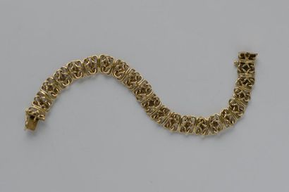 BRACELET en jaune 750° maille fantaisie
Poids:...