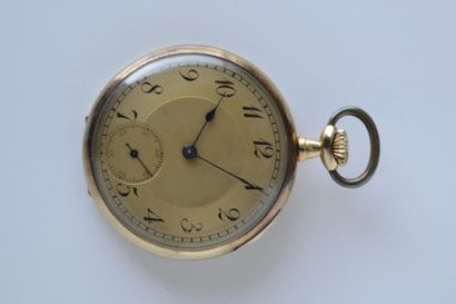 MONTRE de smoking en or jaune 750°, fond...