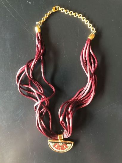 COLLIER de marque Michaela Frey Wien en plaqué...