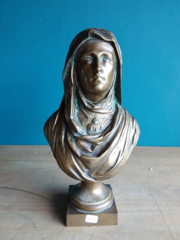 JEAN BULIO (1827-1911)
BUSTE en bronze doré...