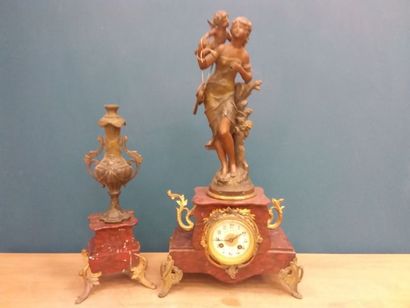 PARTIE DE GARNITURE DE CHEMINEE cheminée...