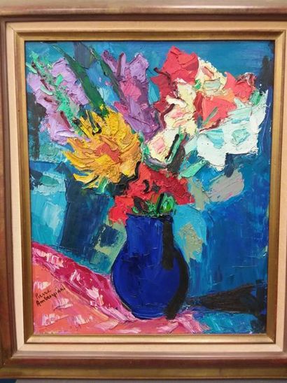 Pierre AMBROGGIANI (1907-1985) 
Bouquet de...