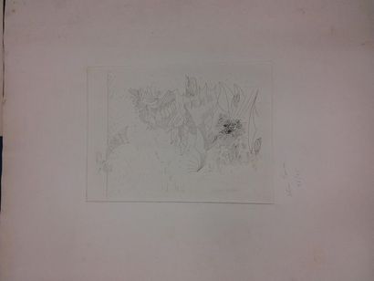 Henri OLIVE-TAMARI (1898-1980)
Œuvre abstraite,...