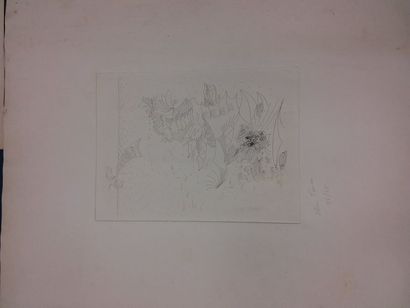 Henri OLIVE-TAMARI (1898-1980)
Œuvre abstraite,...
