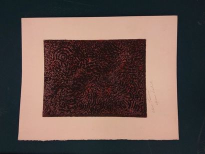 Henri OLIVE-TAMARI (1898-1980)
Œuvre abstraite,...