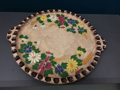 Jérome MASSIER (1836-1907)
Assiette en céramique...