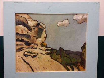 Jean ARENE (1929)
 La roche de Fine
Huile...