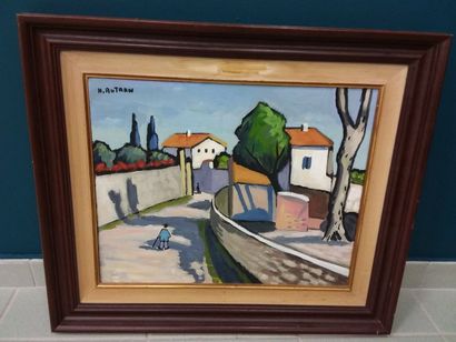 Henri AUTRAN (1926-2007)
Ruelle de village
Huile...