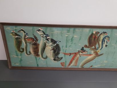 Eugène BABOULENE (1905-1994)
Frises de personnages...
