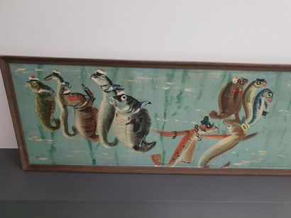 Eugène BABOULENE (1905-1994)
Frises de personnages...