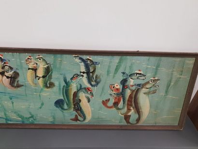 Eugène BABOULENE (1905-1994)
Frises de personnages...