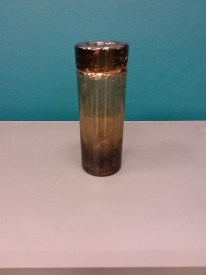 VASE 
Tubulaire en verre de biotte