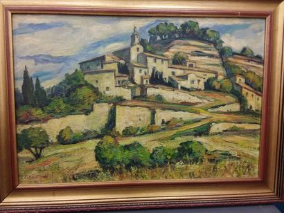 Louis SICARDI (1907-1995)
Vieil Istres 
Huile...