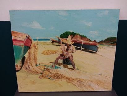 BERNARD NOTO
Le pecheur
Huile sur toile,...