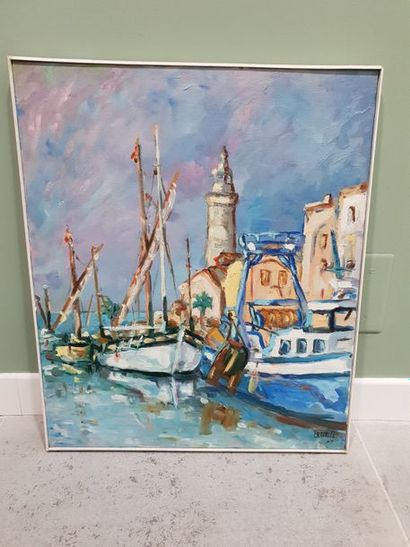 LUCIEN CHAUVET
Huile sur toile encadrée représentant...