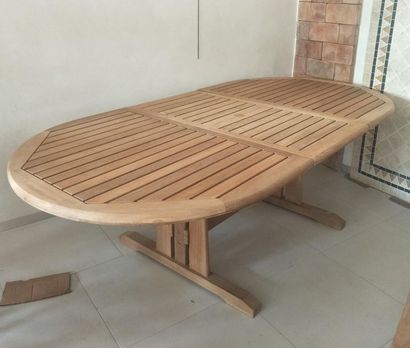 OVALE JARDIN
Table Allongeable en teck de...