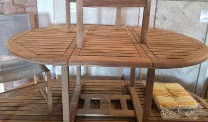 F JARDIN
Table ronde en teck Birman de qualité...