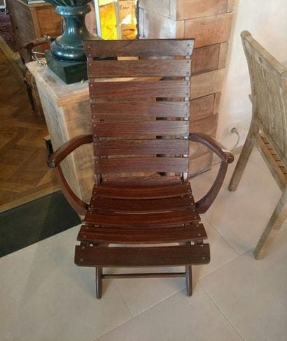 TRICONFORT
Fauteuil MULTIPOSITION en ovangkol,...