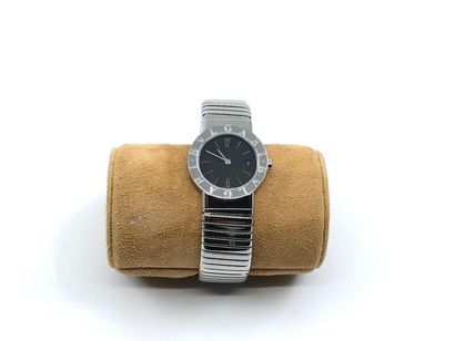 BULGARI 
MONTRE bracelet en acier tubogaz
Mouvement...
